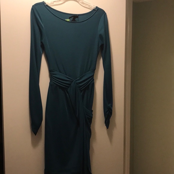 BCBG TURQUOISE MINI DRESS - Picture 6 of 6